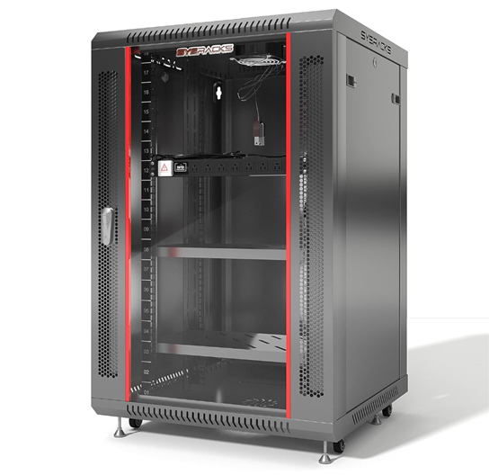 Server Rack - 22U Wall Cabinet